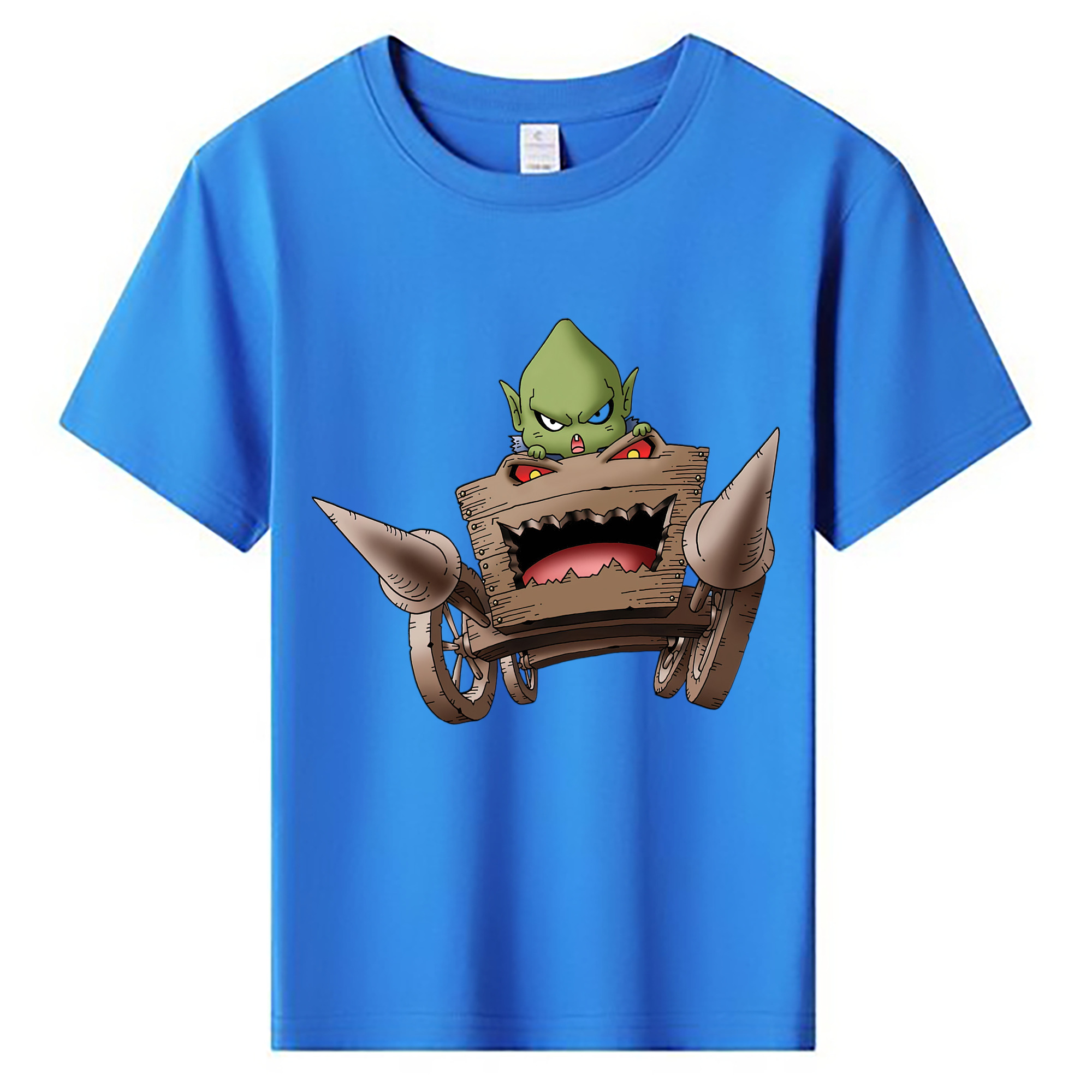 （画像用） ドラゴンクエスト Doragon Kuesuto Dragon Quest 綿100％キッズTシャツ（フロントプリント）